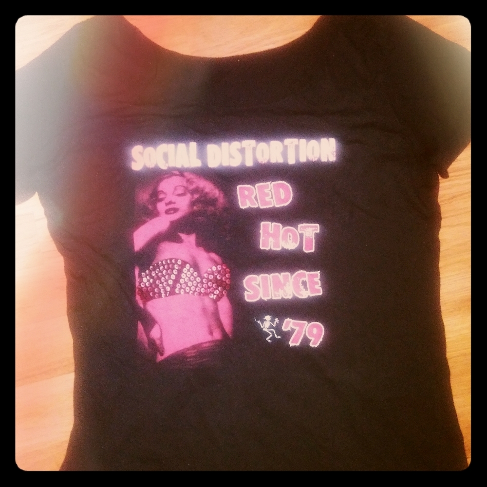 Social Distortion women's T szL
